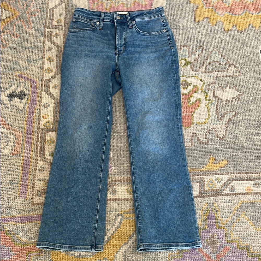 Madewell women's mid-rise kick out jeans sz 27